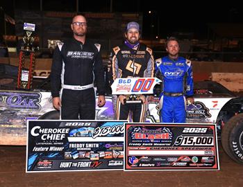 Cherokee Speedway (Gaffney, SC) – Cherokee Chief Super Late Model Series – Freddy Smith Memorial – November 16th, 2025. (ZSK Photography)