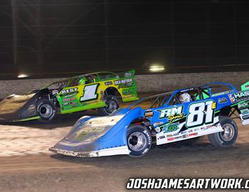 Volusia Speedway Park (Barberville, FL) – World of Outlaws Case Construction Late Model Series – DIRTcar Nationals – February 14th-19th, 2022. (Josh James Artwork)