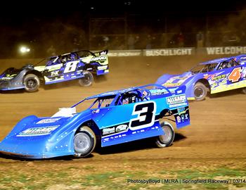 Springfield Raceway (Springfield, MO) — Midwest Late Model Racing Association — March Madness — March 13-14, 2026. (Todd Boyd photo)