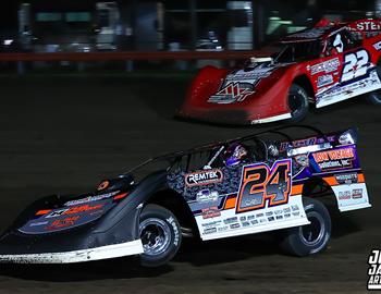 Farmer City Raceway (Farmer City, IL) – World of Outlaws Late Model Series – Illini 100 – April 11-12, 2026. (Josh James Artwork)
