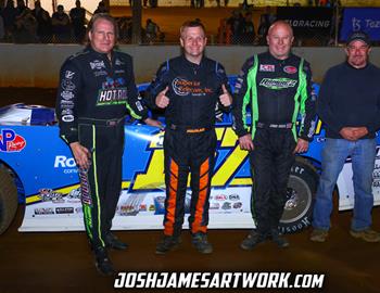 Volunteer Speedway (Bulls Gap, TN) – Kyle Larson Presents Late Model Challenge powered by Tezos – April 14th, 2022. (Josh James Artwork)