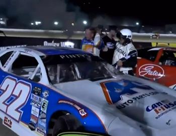 Ken won the NASCAR Pintys Freshstone Dirt Classic at Ohsweken Speedway on Monday, August 14.