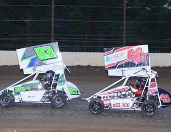 Jack Thomas #63 and Peyton White #46