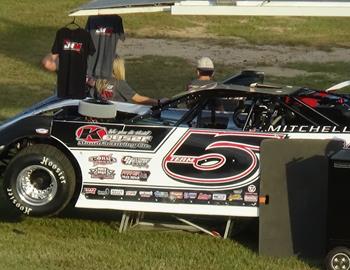 Jon Mitchell in the pit area during the 2025 season.