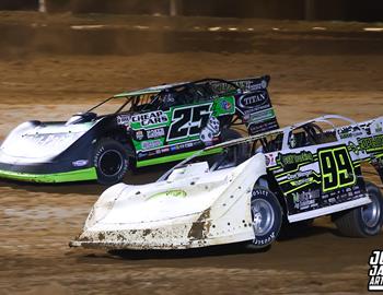 Brownstown Bullring (Brownstown, IL) – MARS Late Model Championship Series – Brownstown 100 – September 13th, 2024. (Josh James photo)