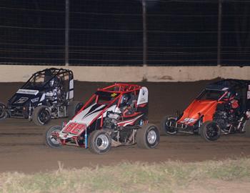 Garrett Hulsey #88G, Chase Porter #2 and Travis Rewerts #23T