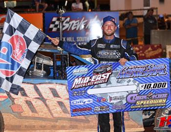 Cherokee Speedway (Gaffney, SC) – Mid-East Super Late Models – Grassy Smith Memorial – July 7th, 2023. (H3 Photography)
