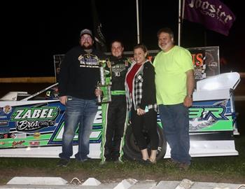 Josh Skorczewski picked up another win with a Sunday night triumph in Casino Speedway’s opener.