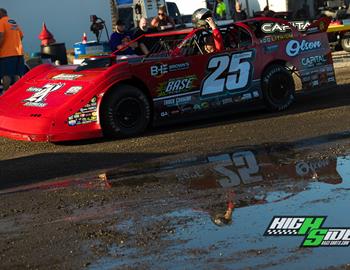 Fairbury Speedway (Fairbury, IL) – World of Outlaws Case Late Model Series – Prairie Dirt Classic – July 28th-29th, 2023. (High Side Race Shots Photo)