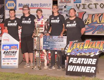 Lake Ozark Speedway (Eldon, MO) - POWRi National Midget League - May 27th, 2022.