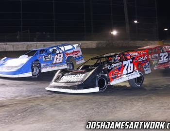 Volusia Speedway Park (Barberville, FL) – World of Outlaws Case Late Model Series – DIRTcar Nationals – February 16th-18th, 2023. (Josh James Artwork)