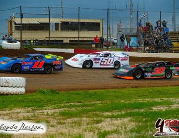 Springfield Raceway (Springfield, MO) – 4 State Dirt Late Model Series – April 26th, 2025. (Rhonda Burton Photography)