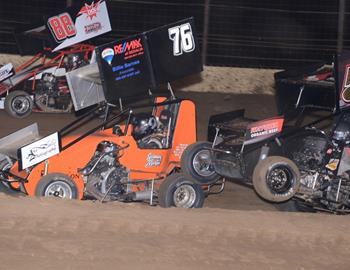 Jarmey Martin #76, Vance Weber #5W and Garrett Hulsey #88G