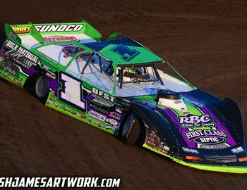 Farmer City Raceway (Farmer City, IL) – World of Outlaws Case Late Model Series – Illini 100 – April 12th-13th, 2024. (Josh James photo)