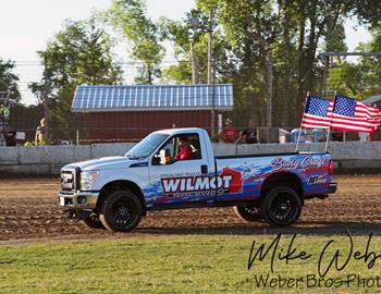 Wilmot Raceway pace vehicle, provided by Bodycraft of Antioch, driven by announcer Michael Babicz