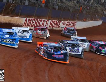 The Dirt Track at Charlotte (Concord, NC) – World of Outlaws Real American Beer Late Model Series – World Finals – November 6th-8th, 2025. (Josh James Artwork)