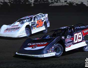 Fairbury Speedway (Fairbury, IL) – Midwest Auto Racing Series (MARS) Late Model Championship – Illinois Dirt Shootout – August 30, 2025. (Josh James Artwork photo)