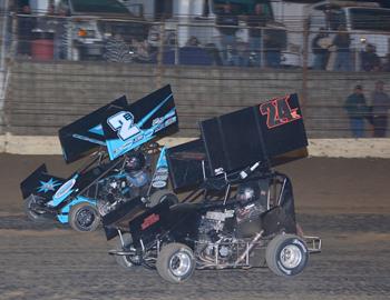 Nathan Benson #2B and Kyle Gray #24K