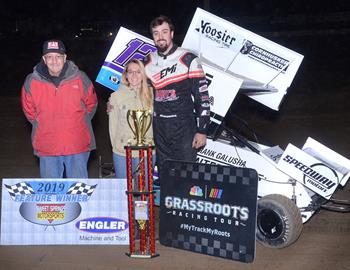 Show-Me Showdown Outlaw feature winner: Frank Galusha #12
