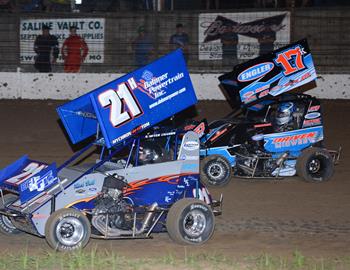 Keegan Brewer #21H and Braden Knipmeyer #17K