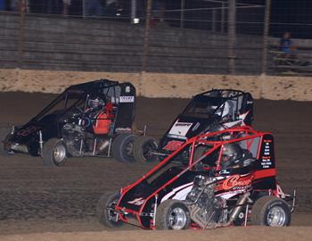 Chris Koch #14, Dwayne Benson #35 and Quinton Benson #15B
