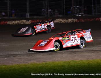 Lakeside Speedway (Kansas City, KS) – Lucas Oil Midwest LateModel Racing Association – September 2nd, 2022. (Todd Boyd photo)