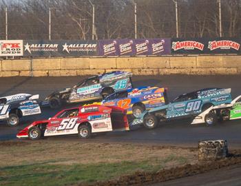 Chase in action at the King of America XII at Humboldt Speedway on March 23-25.