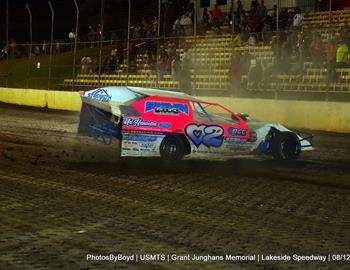 Lakeside Speedway (Kansas City, KS) – United States Modified Touring Series – Grant Junghans Memorial – August 12th, 2022. (Todd Boyd photo)