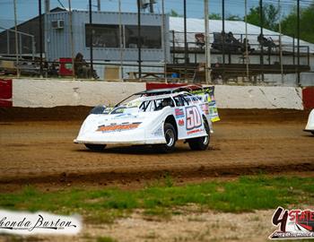 Springfield Raceway (Springfield, MO) – 4 State Dirt Late Model Series – April 26th, 2025. (Rhonda Burton Photography)