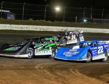 I-80 Speedway (Greenwood, NE) – Lucas Oil Late Model Dirt Series – Imperial Tile Silver Dollar Nationals – July 22nd-24th, 2022. (Heath Lawson photo)