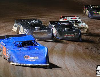 Volusia Speedway Park (De Leon Springs, FL) – World of Outlaws Late Model Series – DIRTcar Sunshine Nationals – January 22nd-24th, 2026. (Josh James Artwork)