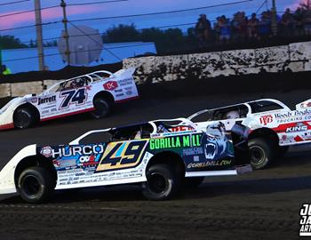 Fairbury Speedway (Fairbury, IL) – World of Outlaws Real American Beer Late Model Series – Prairie Dirt Classic – July 25th-26th, 2025. (Josh James Artwork)