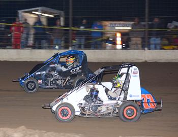 Ayrton Gennetten #3 and Jason McDougal #73
