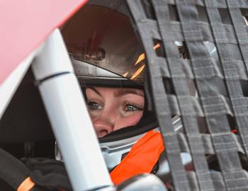 Mandy Chick joins the Days of Thunder NASCAR podcast on 105.1 The Bull. (Liz McFarland Photo)