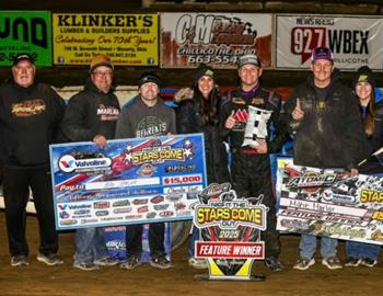 Mike Marlar swept the Night the Stars Come Out doubleheader at Atomic Speedway.