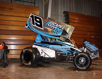 Emilys car on display at the OCFS Motorsports show.