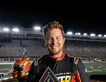 Matt Tifft wins the SC/B class of the Historic Sportscar Racing (HSR) NASCAR Classic event at the Charlotte Motor Speedway Roval (Concord, NC)  on October 12, 2024.