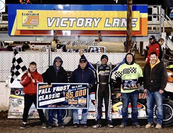 Mike Harrison banked a $5,000 payday during Saturdays Fall Frost Classic at I-55 Federated Raceway Park.