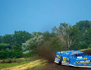 Mason City Motor Speedway (Mason City, IA) – World of Outlaws Case Late Model Series – June 27th, 2023. (Tyler Rinken photo)
