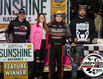 Volusia Speedway Park – Crate Racin’ USA – DIRTcar Sunshine Nationals – January 24-25th, 2025. (Chris Anderson Photos)