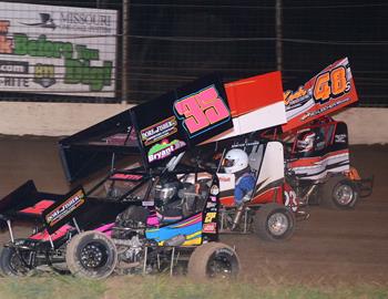 Aubrey Smith #35, David Pruitt #23P and Trey Schleicher #48S