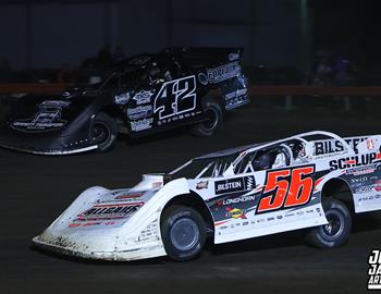 Farmer City Raceway (Farmer City, IL) – Midwest Auto Racing Series (MARS) Late Model Championship – Chuckwagon Food Service 40 – August 29, 2025. (Josh James Artwork photo)