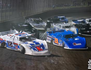 Magnolia Motor Speedway (Columbus, MS) – World of Outlaws Late Model Series – Duel at the Mag – March 20-21, 2026. (Josh James Artwork)
