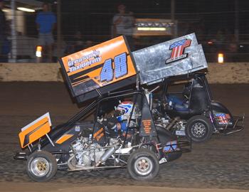 Hunter Creason #48 and Ace Bodenhamer #1B