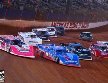 The Dirt Track at Charlotte (Concord, NC) – World of Outlaws Real American Beer Late Model Series – World Finals – November 6th-8th, 2025. (Josh James Artwork)