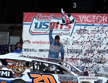 Creek County Speedway (Kellyville, OK) – United States Modified Touring Series (USMTS) – Sooner Showdown – July 31, 2025. (Oklahomatidbits.com photo)