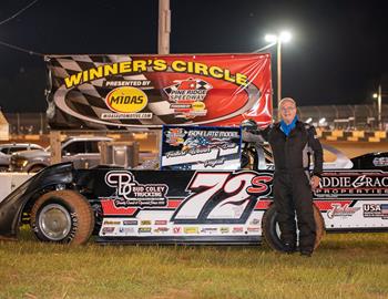 Steve Russell won the 604 Late Model portion of the Rumble at The Ridge on Saturday night at Pine Ridge Speedway.