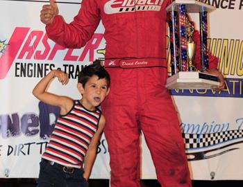 David & Drake celebrate the 3rd place finish