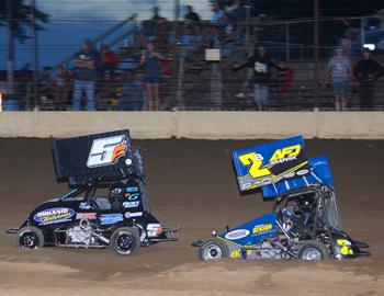 Freddy Rowland #5F and Garrett Benson #2B