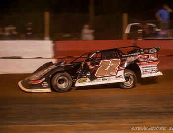 Cherokee Speedway (Gaffney, SC) - World of Outlaws Morton Buildings Late Model Series - Rock Gault Memorial - March 26th, 2021. (Steve Moore photo)